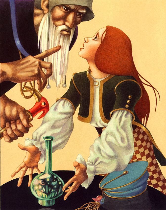 Leo and Diane Dillon's visual Art Leo and Diane Dillon   ILLUSTRATION | The Sorcerer's Apprentice