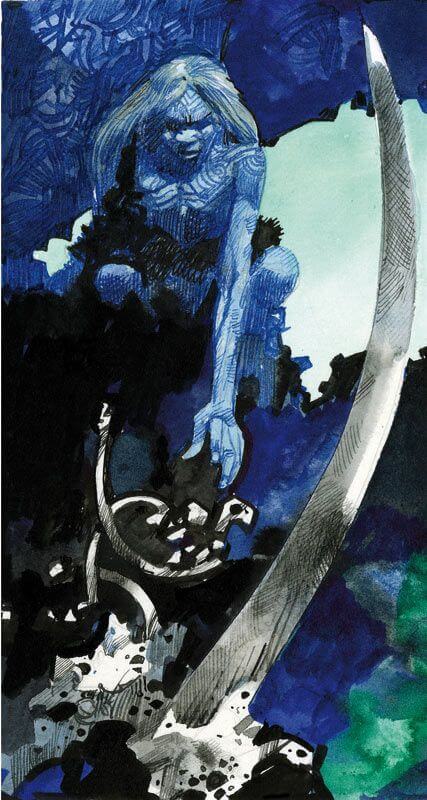 Sergio Toppi's visual Art Les Tarots des Origines