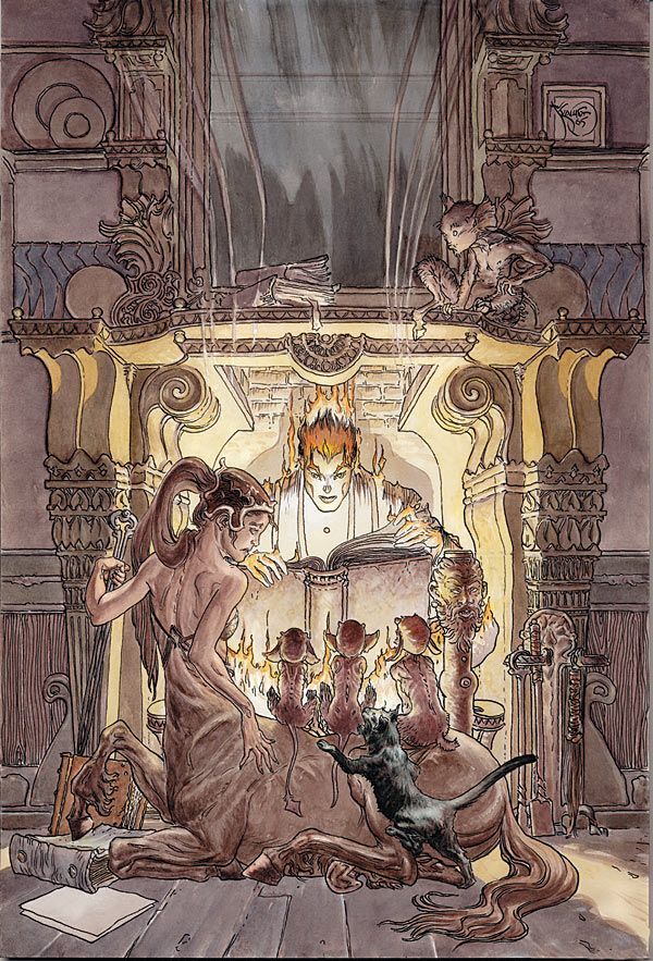 Michael Kaluta's visual Art Lucifer, Michael Kaluta