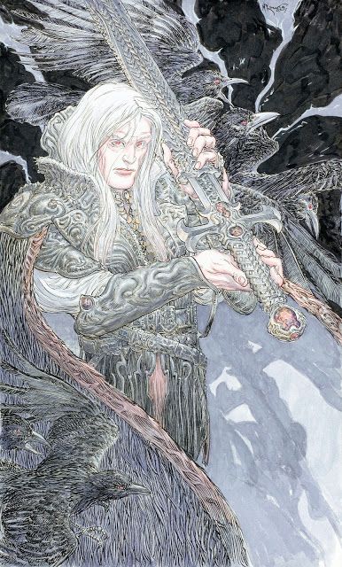 Michael Kaluta's visual Art M.W. Kaluta:- Elric of Melnibone.