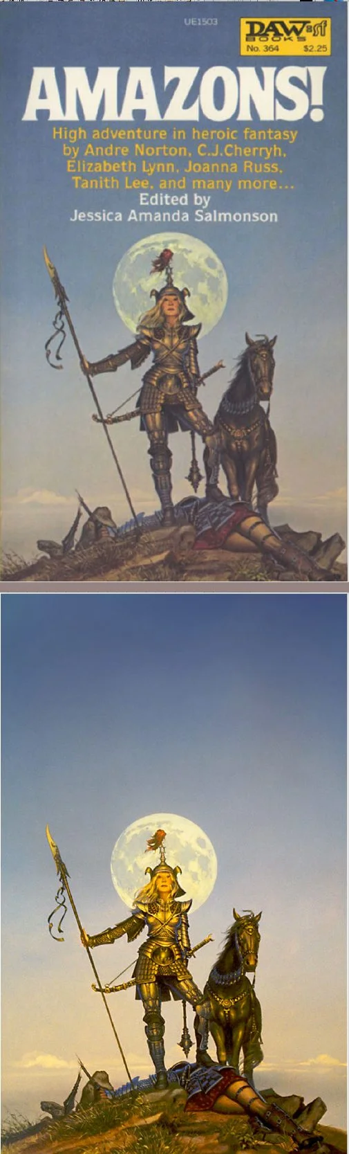 Michael Whelan's Covers Art MICHAEL WHELAN - Amazons! editor Jessica Amanda Salmonson - 1979 DAW Books