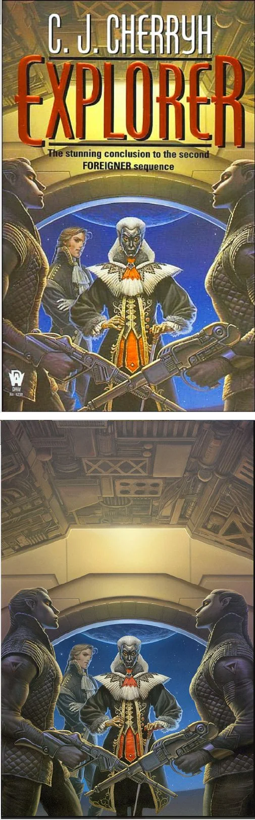Michael Whelan's Covers Art MICHAEL WHELAN - Explorer (Foreigner 6) by C.J. Cherryh - 2002 DAW Books