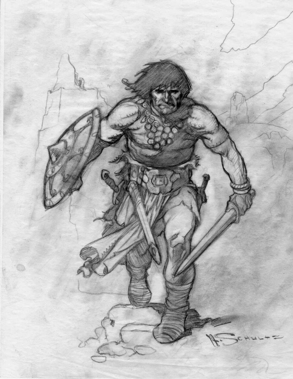 Mark Schultz's visual Art Mark Schultz - Conan