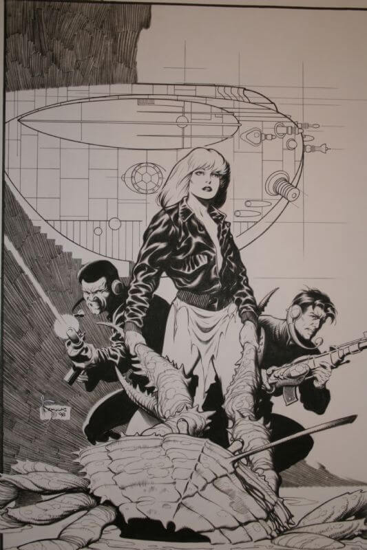 Mark Schultz's visual Art Mark Schultz - Subhuman issue cover Comic Art