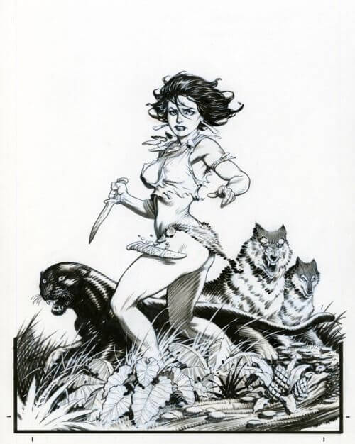 Mark Schultz's visual Art Mark Schultz, Bagheera, Carbon p.24.