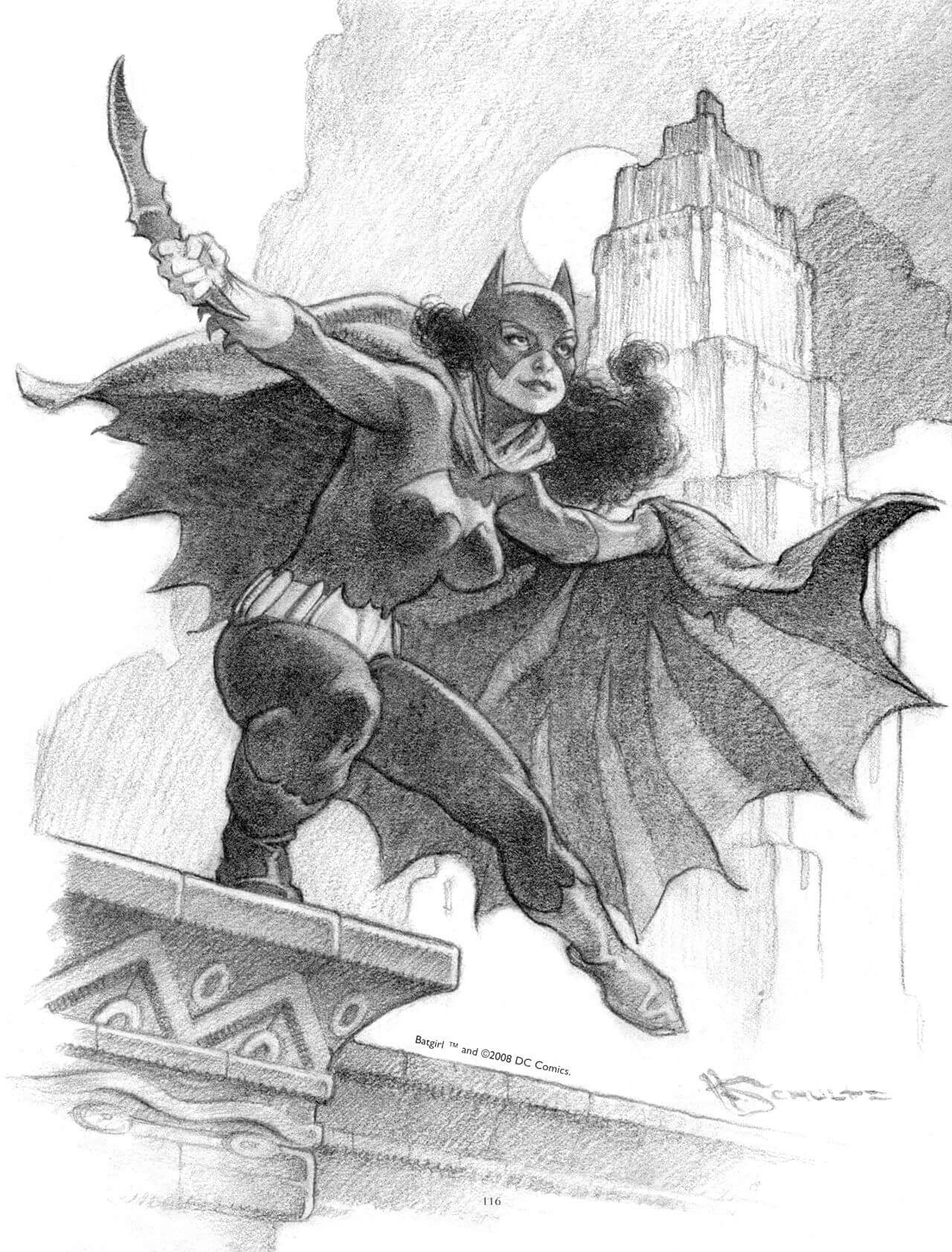 Mark Schultz's visual Art Mark Schultz, Batgirl.