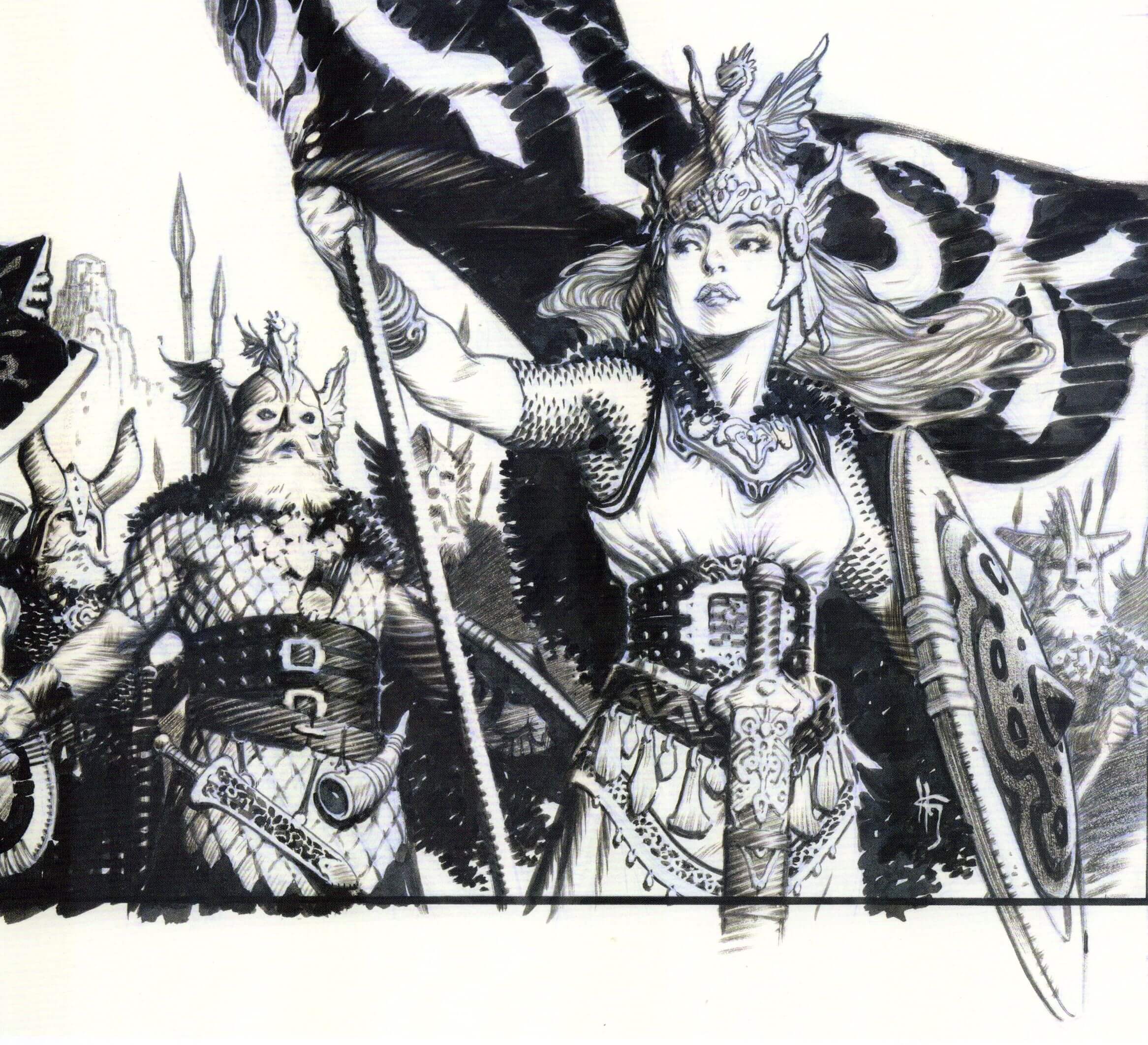 Mark Schultz's visual Art Mark Schultz, Carbon p.40, right side of foldout.