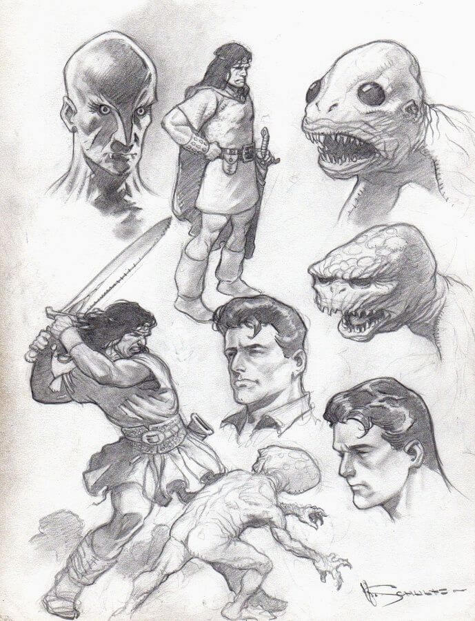 Mark Schultz's visual Art Mark Schultz Comic Art