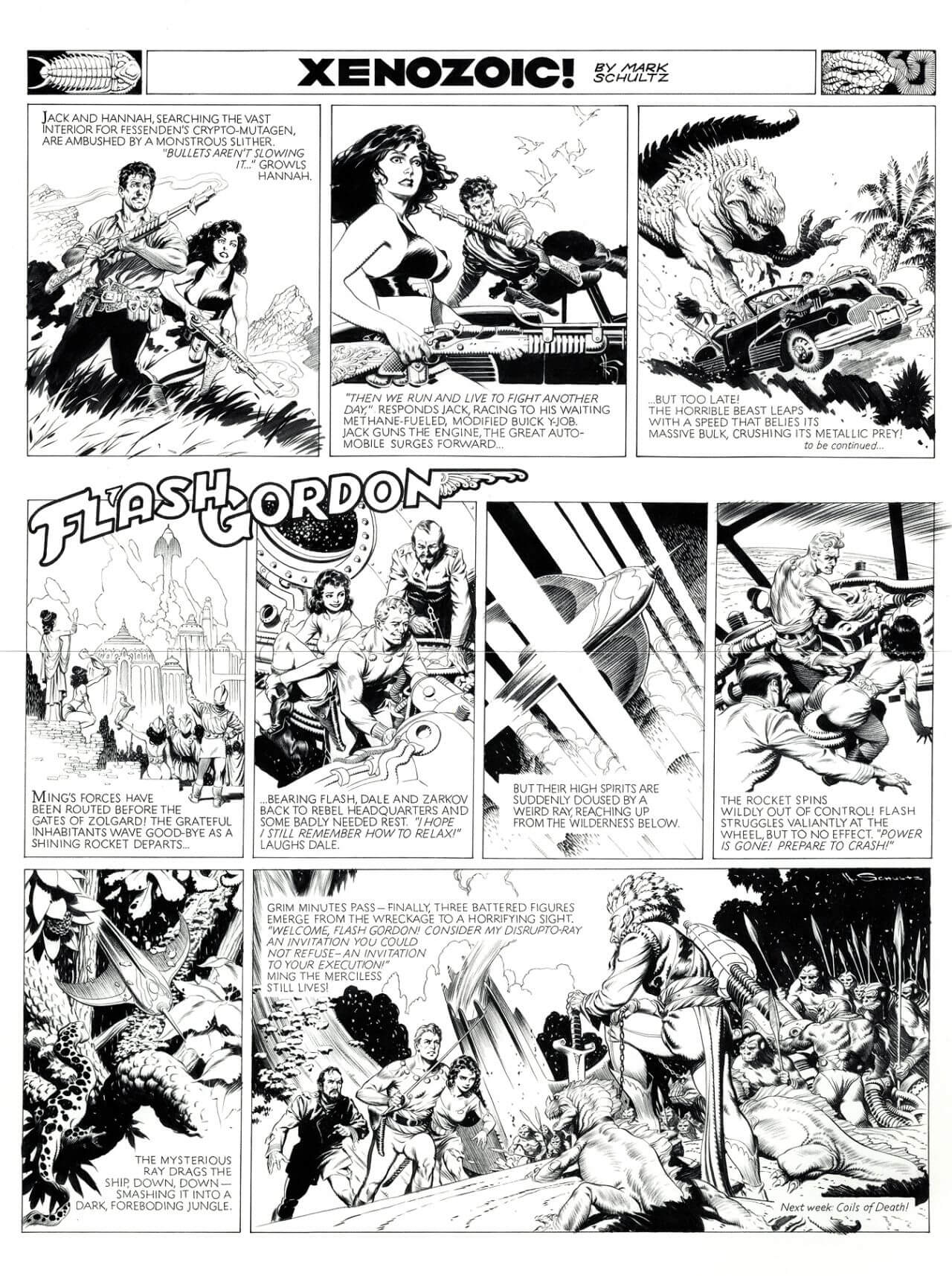 Mark Schultz's visual Art Mark Schultz, Dream strips. I'd start buying newspapers again for this!