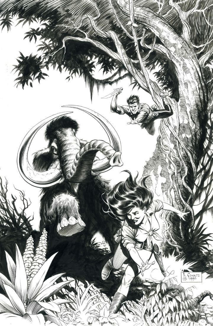 Mark Schultz's visual Art Mark Schultz, Jack to the rescue.