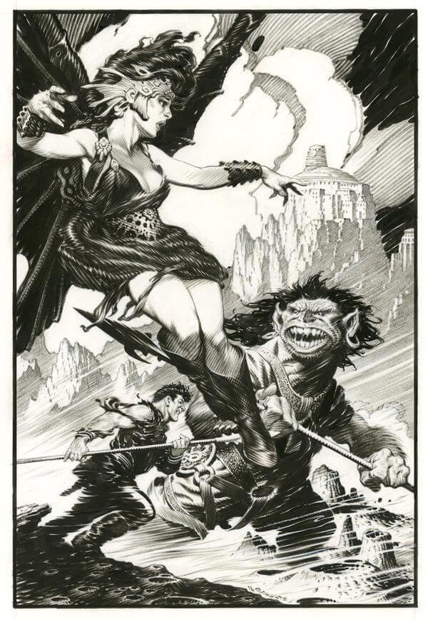 Mark Schultz's visual Art Mark Schultz, Pulp Selene, Carbon p.55.