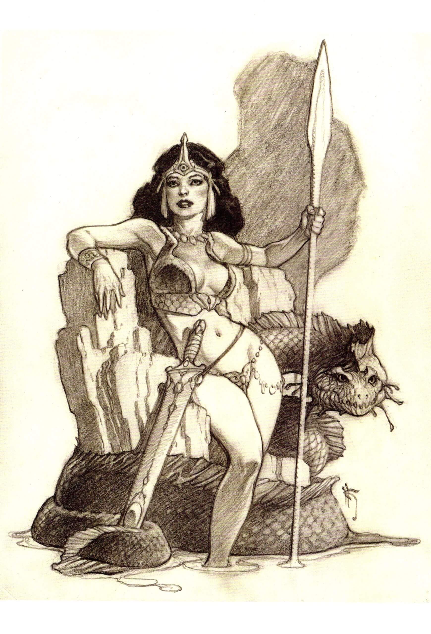 Mark Schultz's visual Art Mark Schultz, Serpentine, Carbon p.41.