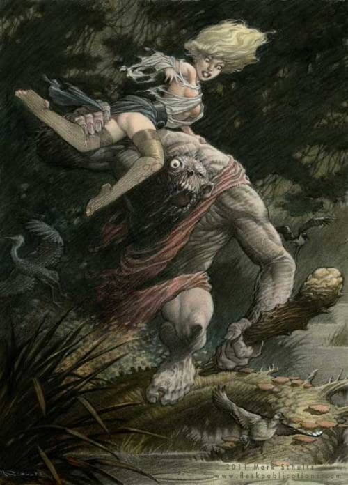 Mark Schultz's visual Art Mark Schultz, Various Drawings, Vol. 5: Monster Men by ERB.