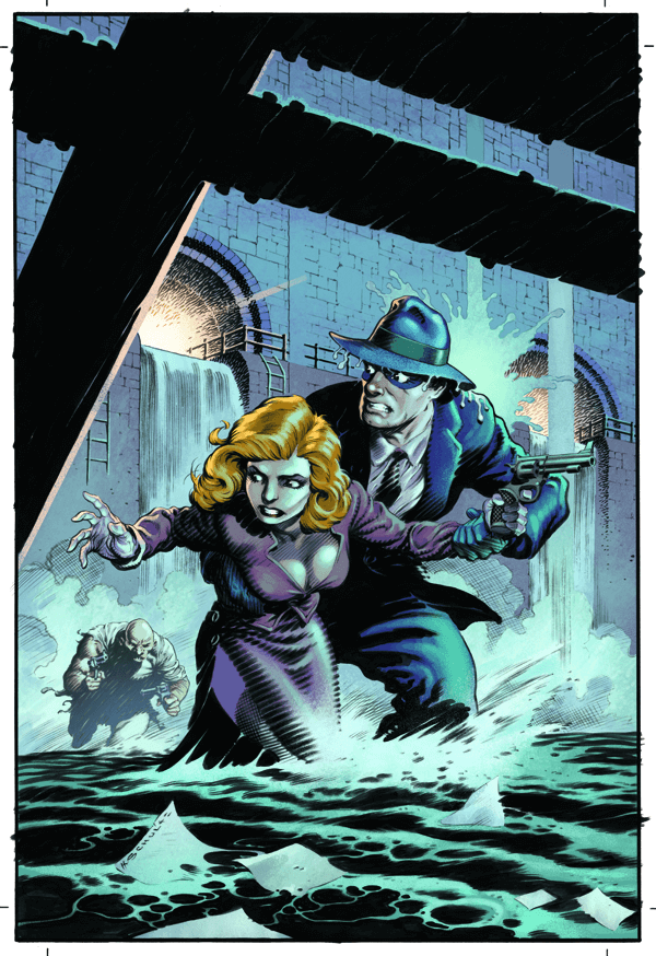 Mark Schultz's visual Art Mark Schultz, cover art for Will Eisner's The Spirit.