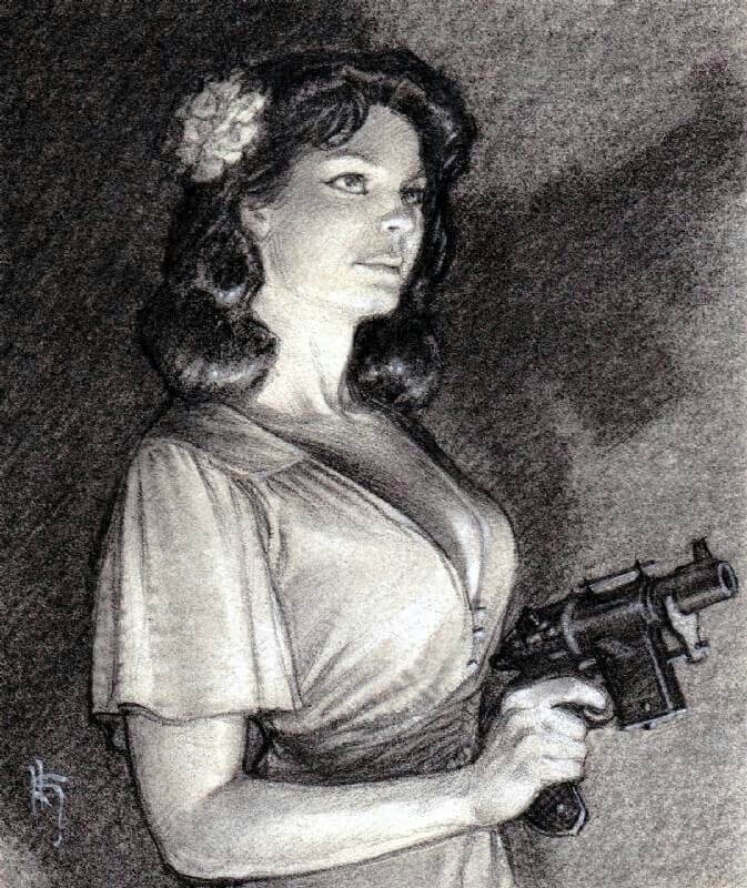 Mark Schultz's visual Art Mark Schultz, frontispiece for Carbon, Flesk Publ.