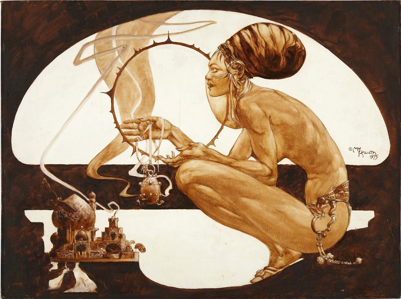 Michael Kaluta's visual Art Michael Kaluta 1975.