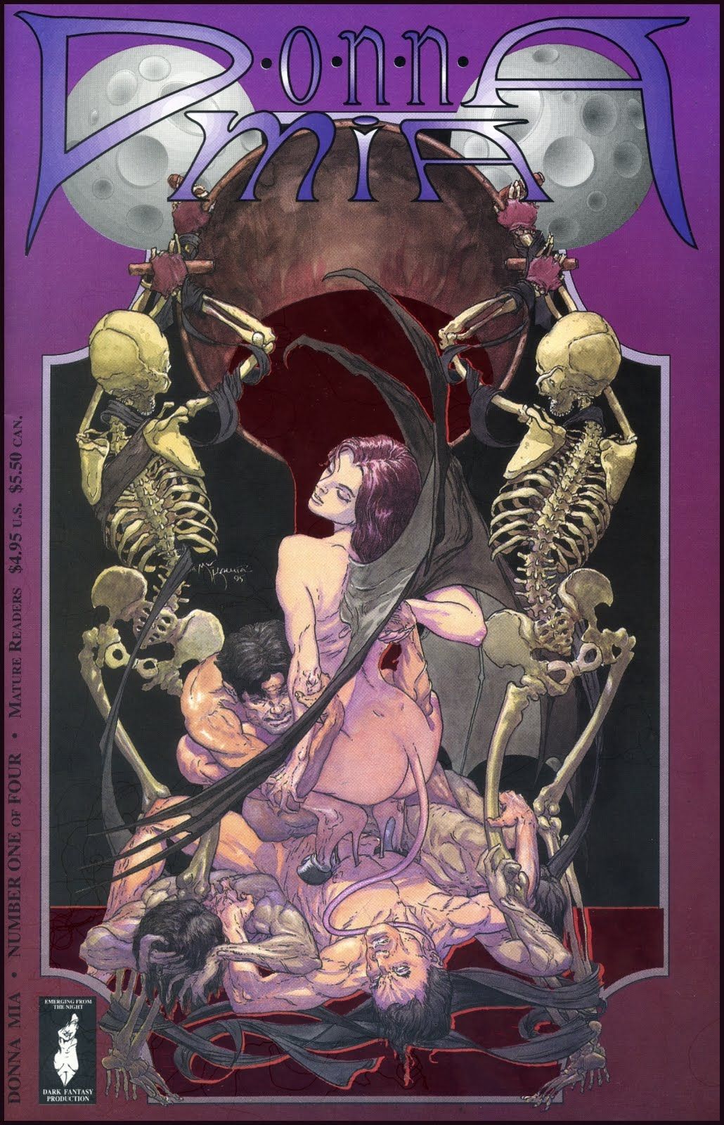 Michael Kaluta's visual Art Michael Kaluta, Donna Mia #1/4, 1996.