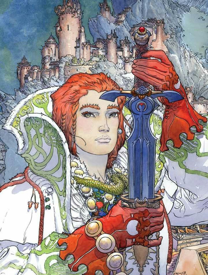 Michael Kaluta's visual Art Michael Kaluta, Wheel of Dreams.