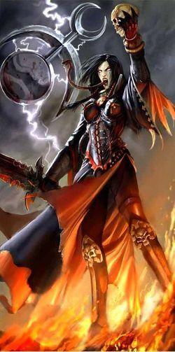 Stjepan Šejić's visual Art Miriael Sabathiel - Servant of Slaanesh