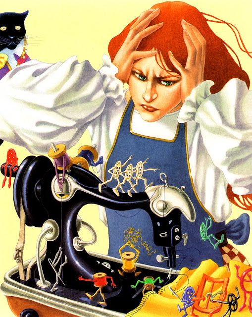 Leo and Diane Dillon's visual Art Nancy Willard: The Sorcerer's Apprentice by Leo and Diane Dillon.