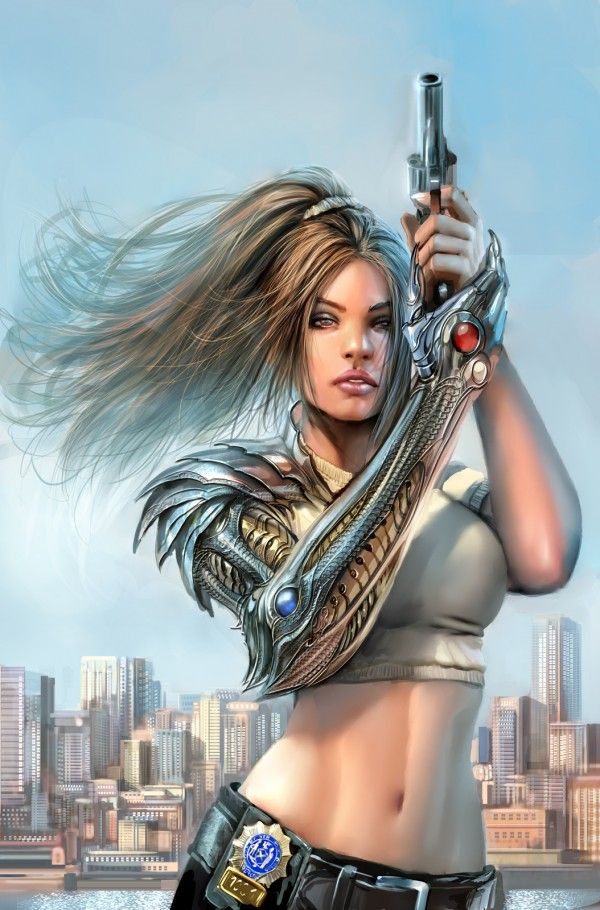 Stjepan Šejić's visual Art Nebezial, Witchblade tpb cover.