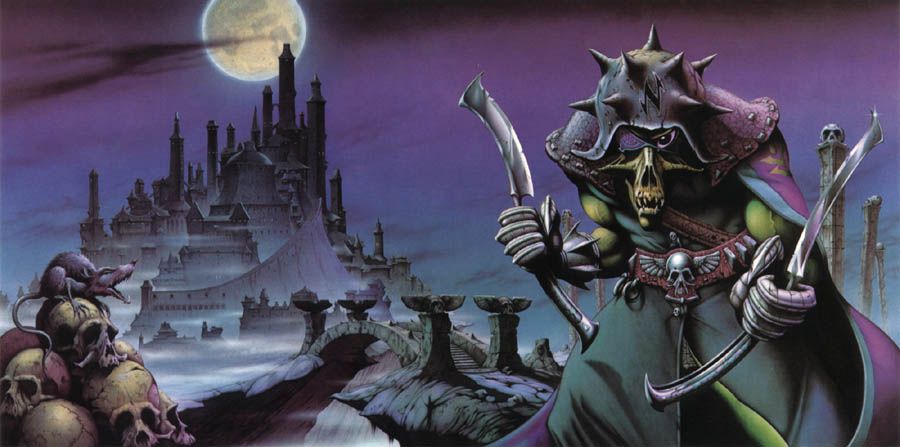 No Mean City - Nazareth album cover, Rodney Matthews