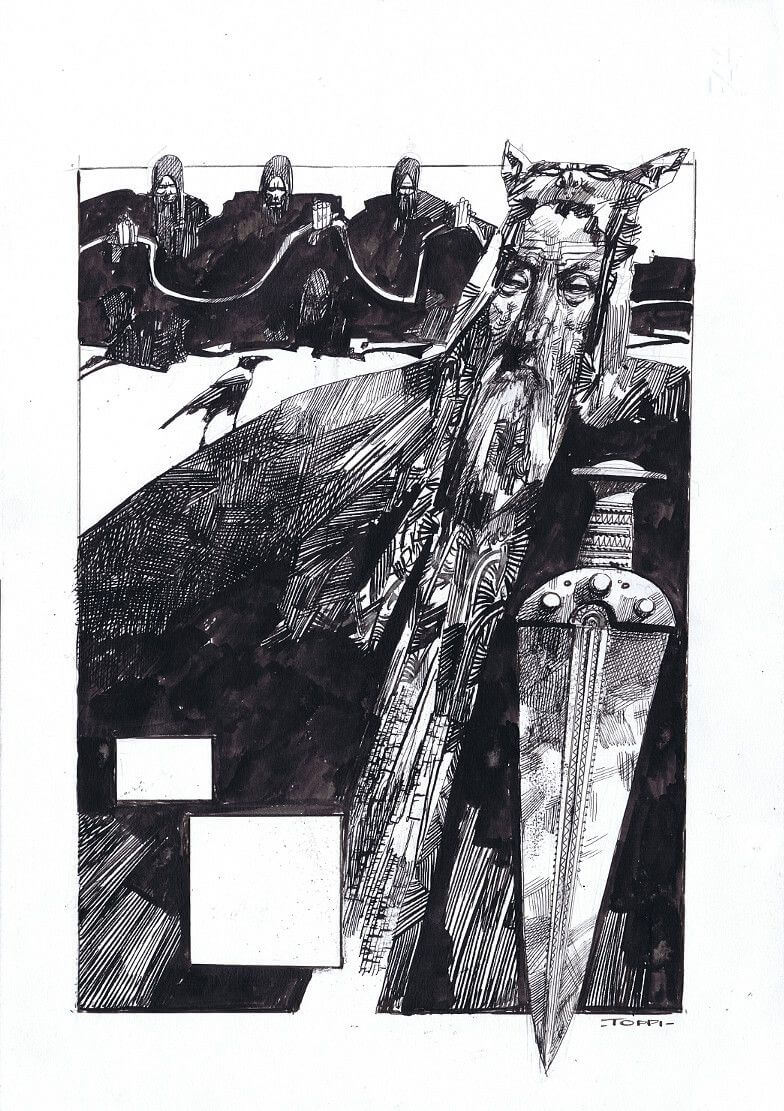 Sergio Toppi's visual Art Œuvre originale par Sergio Toppi dans la catégorie Illustrations