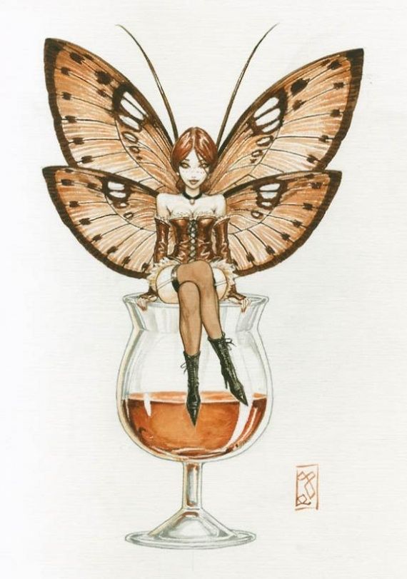 Olivier Ledroit's Visionary Art Papillon geisha - Olivier Ledroit