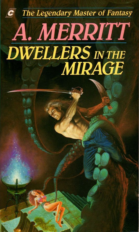 Patrick Woodroffe, Dwellers in the Mirage by A. Merritt, 1974.