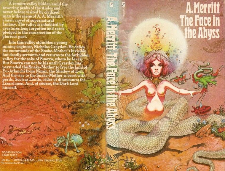 Patrick Woodroffe, The Face in the Abyss, 1974.