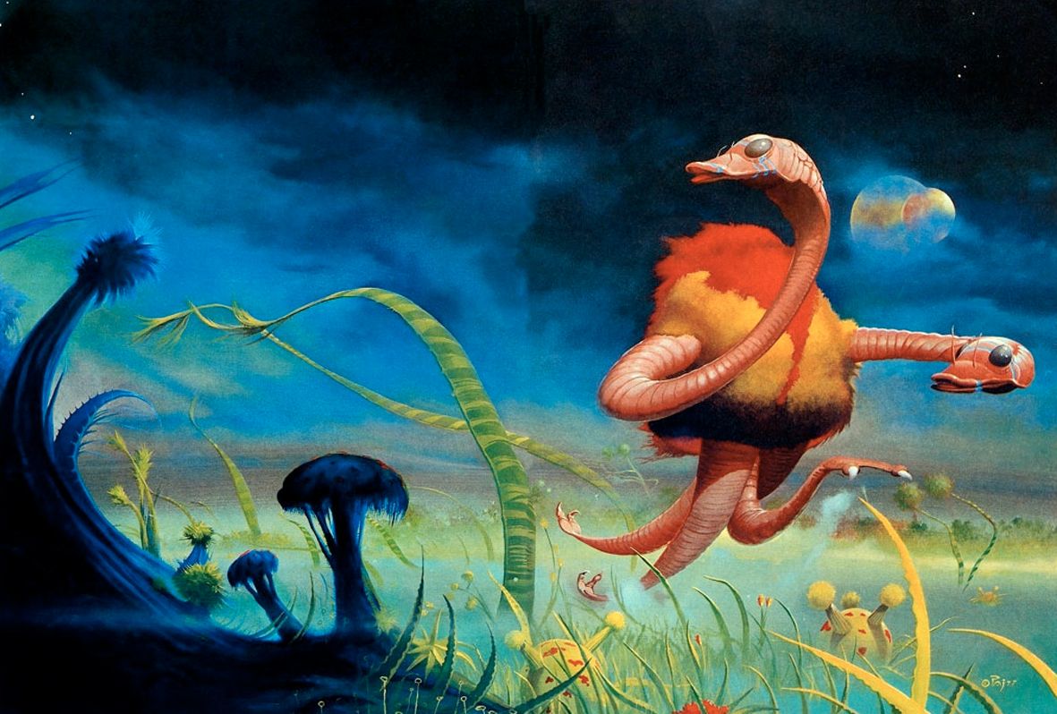 Peter Andrew Jones's Visionary Art Peter Andrew Jones, Larry Niven's Known Space Puppeteer.