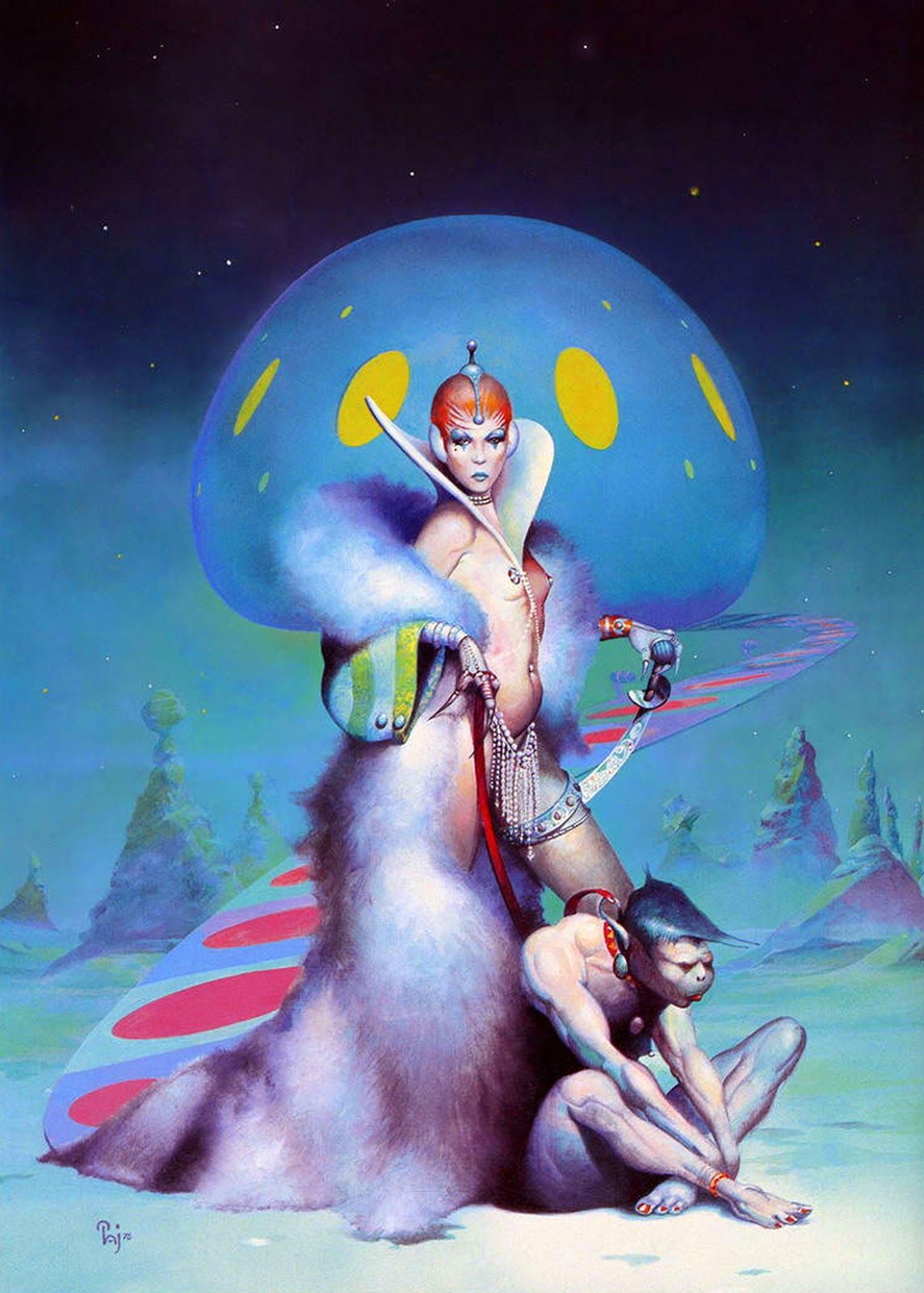 Peter Andrew Jones's Visionary Art Peter Andrew Jones, The Female Man by Joanna Russ.
