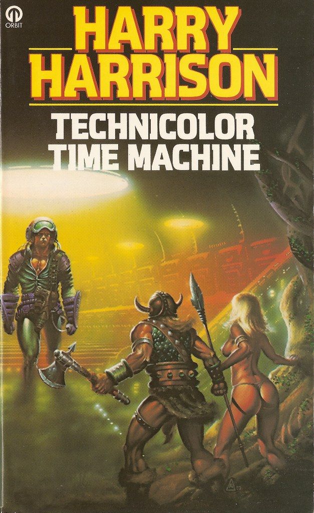 Peter Andrew Jones's Visionary Art Peter Andrews Jones, Technicolor Time Machine by Harry Harrison, 1980.