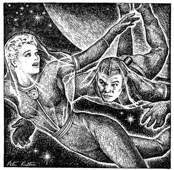 Peter Poulton's Covers Art Peter Poulton, Stranger by Jim Harmon, OSF 56-01, p.125.