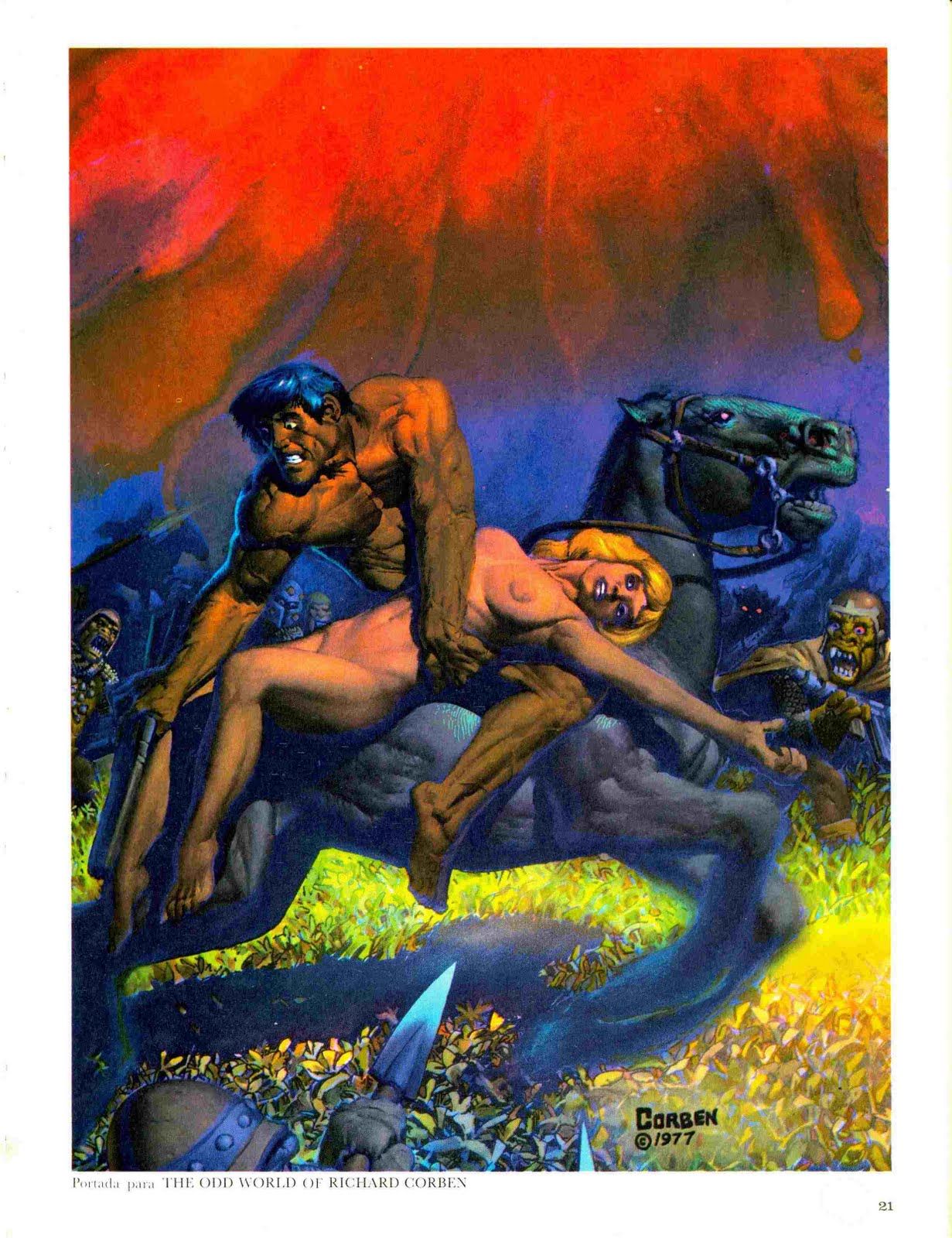 Portada para The Odd World of Richard Corben