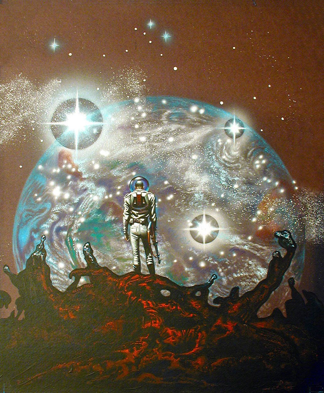 Kelly Freas's visual Art Really beautiful, both lovely and eerie.... --Pia (Frank Kelly Freas)