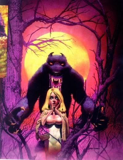 Red & the Wolf by Richard Corben