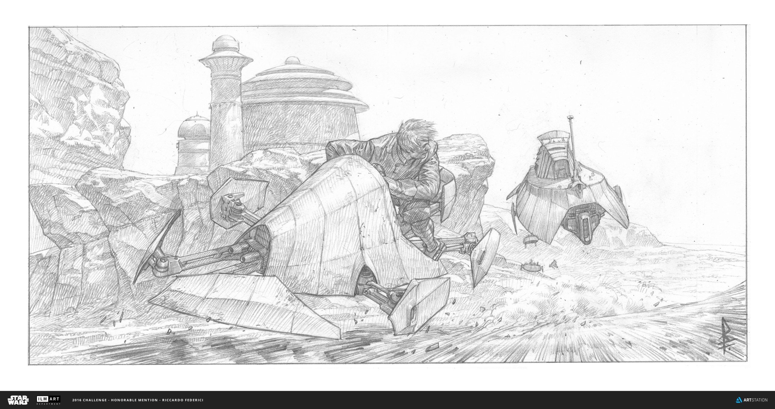 Riccardo Federici, Star Wars concept art.