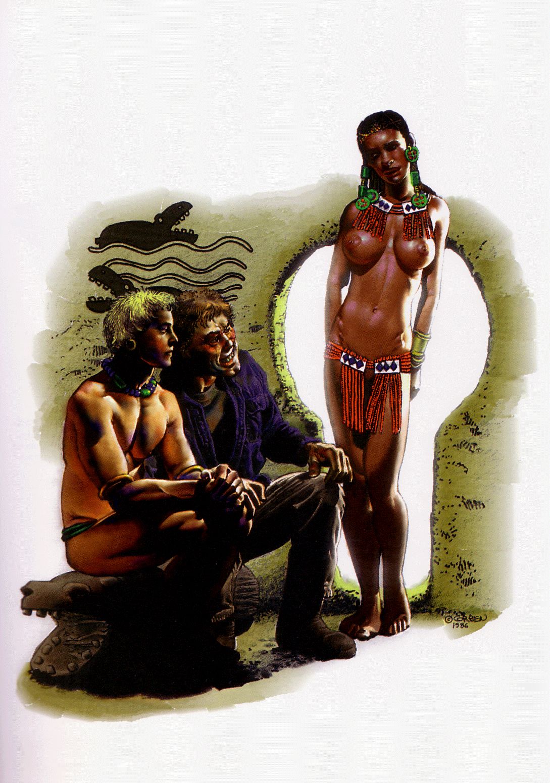 Richard Corben. Going Native, 1986