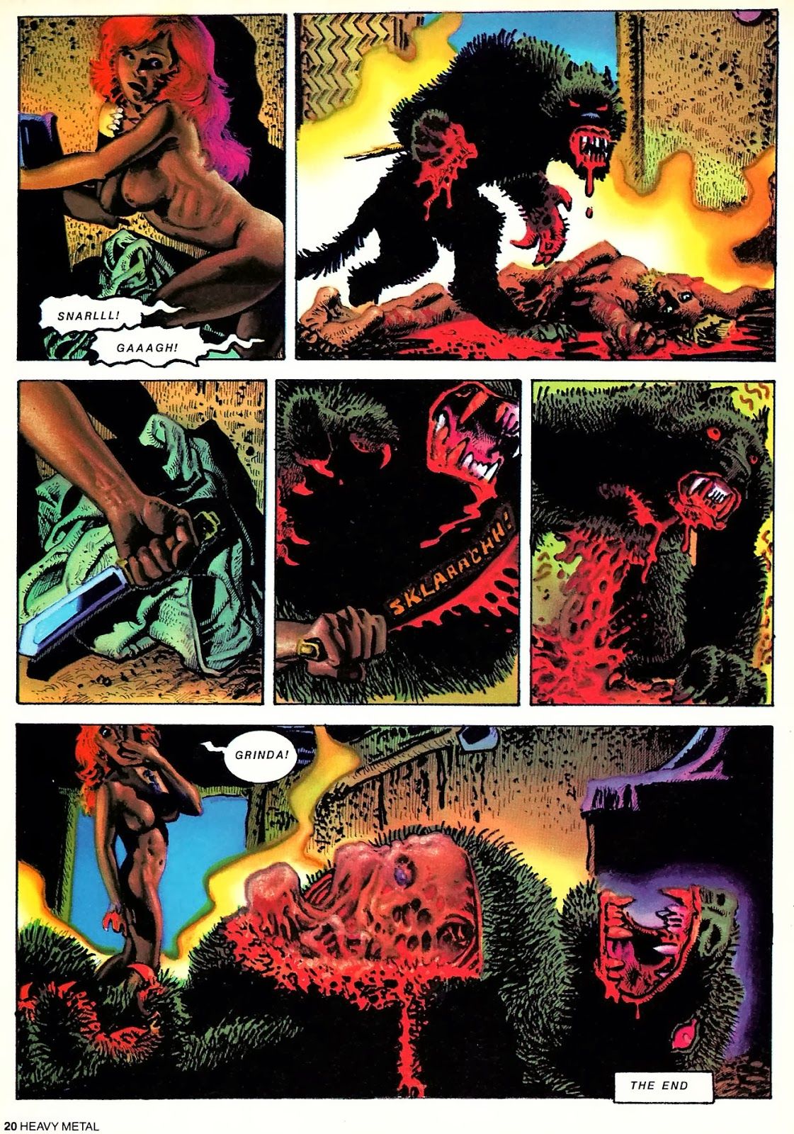 Richard Corben - Roda and the Wolf