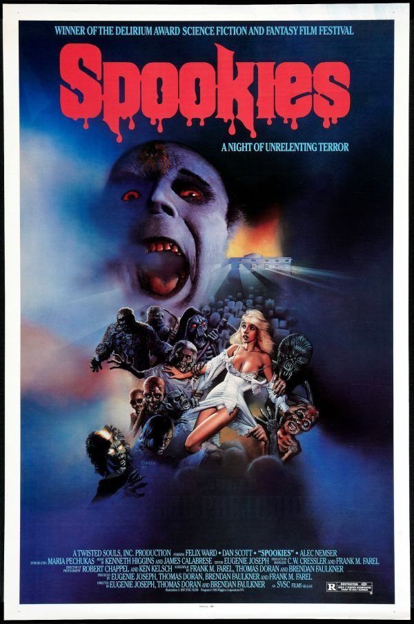 Richard Corben, Snookies movie poster, 1987.