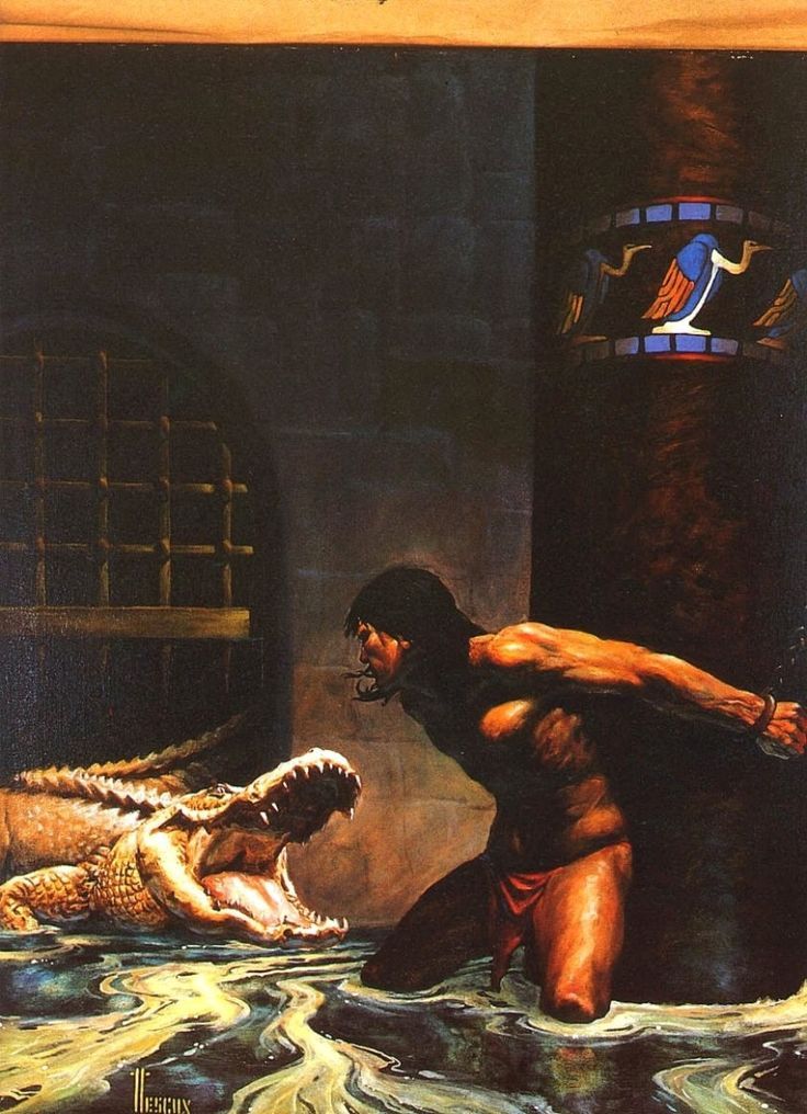 Richard Hescox's visual Art Richard Hescox, Conan in Stygia.