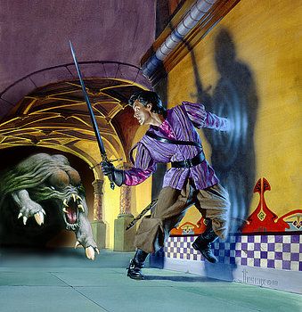 Richard Hescox's visual Art Richard Hescox, Escape 1.