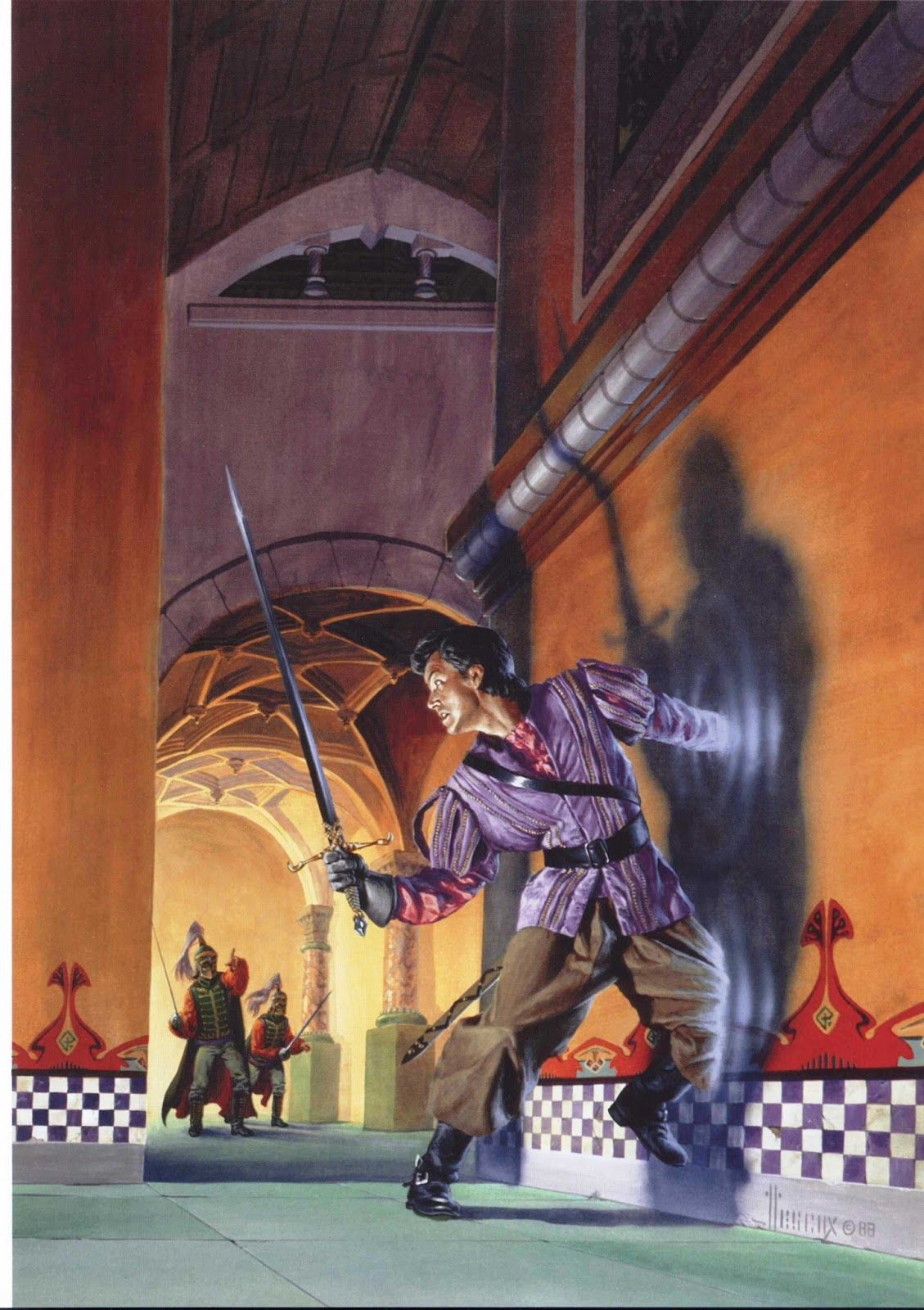 Richard Hescox's visual Art Richard Hescox, Escape 2.