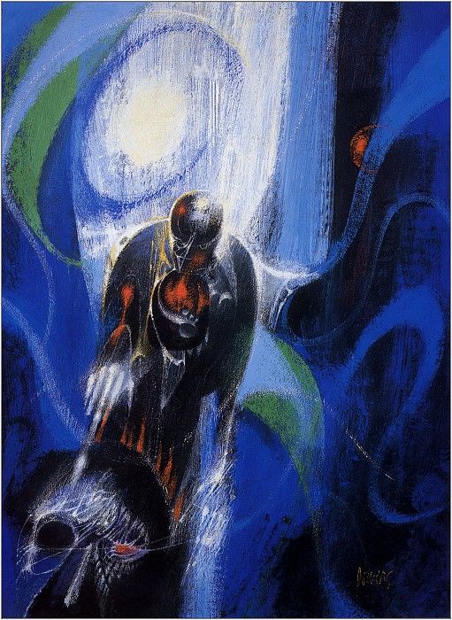 Richard M. Powers's visual Art Richard Powers, A Plague of Demons by Keith Laumer, 1965.