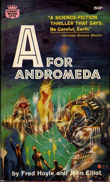Richard M. Powers's Covers Art Richard Powers, A for Andromeda by Fred Hoyle and John Elliot 1964.