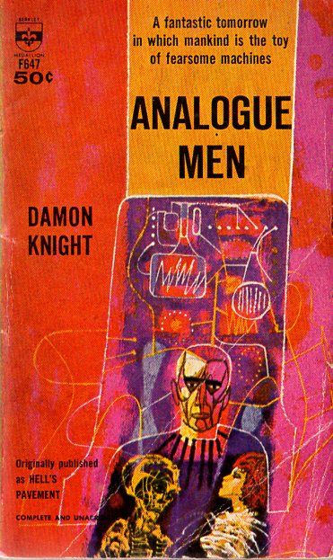Richard M. Powers's Covers Art Richard Powers, Analogue Men by Damon Knight 1962.