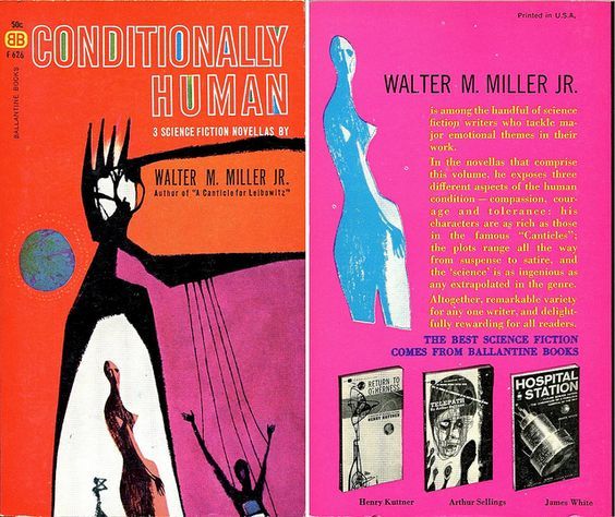 Richard M. Powers's Covers Art Richard Powers, Conditionally Human by Walter M. Miller, Jr., 1962.