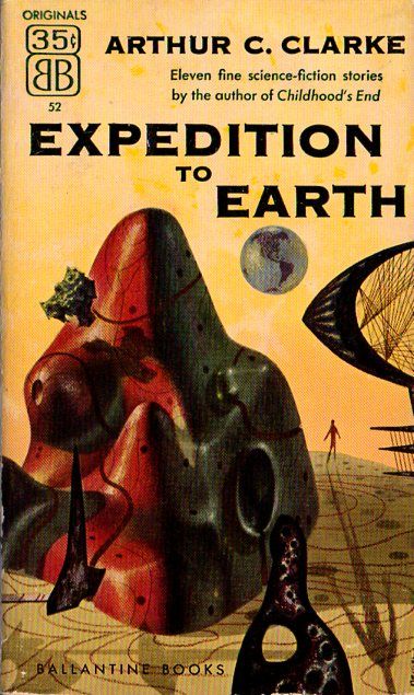Richard M. Powers's Covers Art Richard Powers, Expedition to Earth by Arthur C. Clarke 1953.