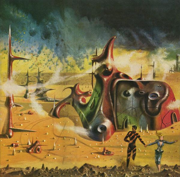 Richard M. Powers's visual Art Richard Powers, Hell's Pavement by Damon Knight 1955.